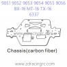 ZD RACING 9051 9052 9053 Parts 6337 Upgrade Chassis Carbon Fiber