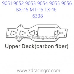 ZD RACING 9051 9052 9053 Parts 6338 Upgrade Upper Deck Carbon Fiber