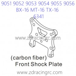 ZD RACING 9051 9052 9053 Parts 6341 Front Shock Plate Carbon Fiber