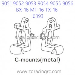 ZD RACING 9051 9052 9053 Upgrade Parts 6393 C-mounts Metal