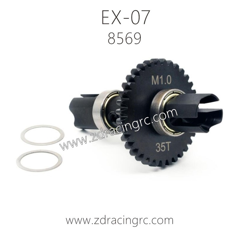 ZD RACING EX07 Parts 8569 Center Spool Gear Set 35T