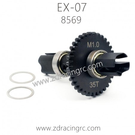 ZD RACING EX07 Parts 8569 Center Spool Gear Set 35T