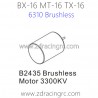 ZD RACING Raptors BX-16 MT-16 TX-16 9051 Parts 6310 B2435 Brushless Motor 3300KV