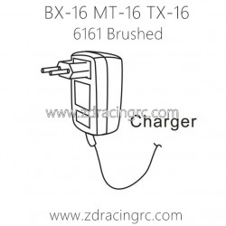 ZD RACING Raptors BX-16 MT-16 TX-16 9051 Parts 6161 Charger For Brushed