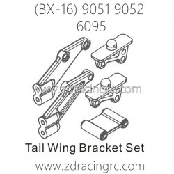 ZD RACING Raptors BX-16 9051 9052 Parts 6095 Tail Wing Bracket Set