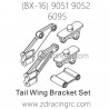 ZD RACING Raptors BX-16 9051 9052 Parts 6095 Tail Wing Bracket Set