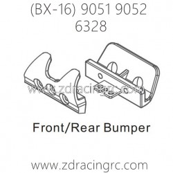 ZD RACING Raptors BX-16 9051 9052 Parts 6328 Front Rear Bumper