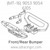 ZD RACING Raptors MT-16 9053 9054 Parts 6105 Front Rear Bumper