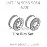 ZD RACING Raptors MT-16 9053 9054 Parts 6220 Tire Rim Set