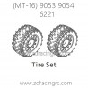 ZD RACING Raptors MT-16 9053 9054 Parts 6221 Tire Assembly