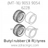 ZD RACING Raptors MT-16 9053 9054 Parts 6228 Upgrade BuytyI Rubber II R Tires