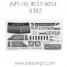ZD RACING Raptors MT-16 Parts 6382 Body Transparent