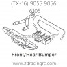 ZD RACING Raptors TX-16 9055 9056 Parts 6105 Front Rear Bumper