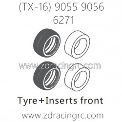 ZD RACING Raptors TX-16 9055 9056 Parts 6271 Tire Inserts Front