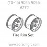 ZD RACING Raptors TX-16 9055 9056 Parts 6272 Tire Rim set