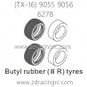 ZD RACING Raptors TX-16 9055 9056 Parts 6278 Upgrade Butyi rubber II R Tires