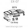 ZD RACING EX07 RC Car Parts 8574 Car Body