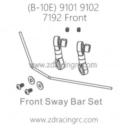 ZD RACING B-10E 9101 9102 RC Car Parts 7192 Front Sway Bar Set