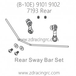 ZD RACING B-10E 9101 9102 RC Car Parts 7193 Rear Sway Bar Set
