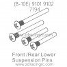 ZD RACING 9101 9102 RC Car Parts 7194 Front Rear Lower Suspension Pins