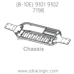 ZD RACING B-10E 9101 9102 RC Car Parts 7198 Chassis