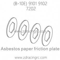 ZD RACING B-10E 9101 9102 RC Car Parts 7202 Gasket Paper Friction Plate
