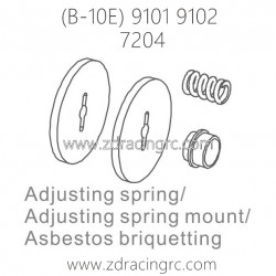 ZD RACING B-10E 9101 9102 RC Car Parts 7204 Adjusting Spring Kit