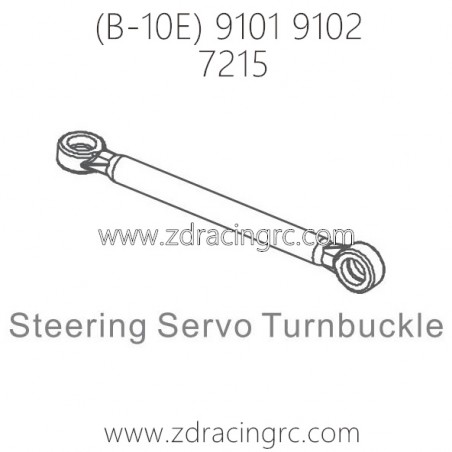 ZD RACING B-10E 9101 9102 RC Car Parts 7215 Steering Servo Turnbuckle