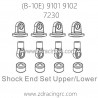 ZD RACING B-10E 9101 9102 Parts 7230 Shock End Set Upper Lower