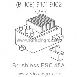 ZD RACING B-10E 9101 9102 Parts 7287 Brushless ESC 45A