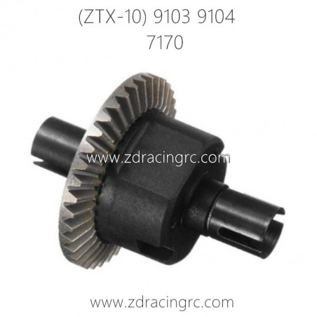 ZD RACING ZTX-10 9103 9104 Parts 7170 Complete Differential Gear