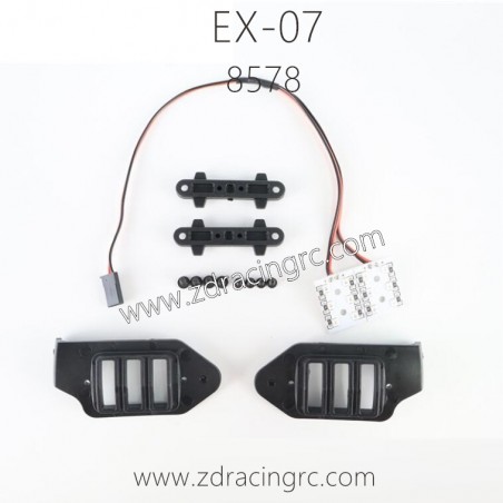 ZD RACING EX07 RC Car Parts 8578 Tail Light Set