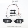 ZD RACING EX07 RC Car Parts 8578 Tail Light Set