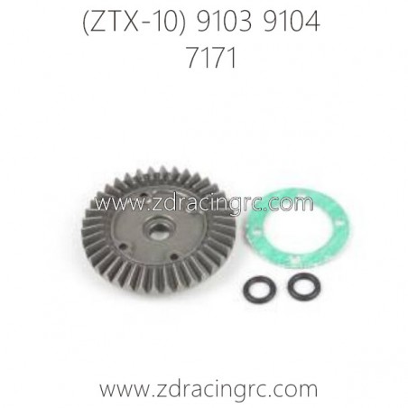 ZD RACING ZTX-10 9103 9104 Parts 7171 Differential Crown Gear 38T Sealing