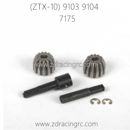 ZD RACING ZTX-10 9103 9104 Parts 7175 10421-S 13T Drive Gear set