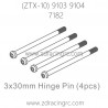 ZD RACING ZTX-10 9103 9104 Parts 7182 3x30mm Hinge Pin