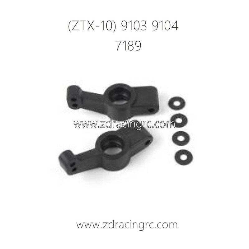 ZD RACING ZTX-10 9103 9104 Parts 7189 Rear Hub Car and Hex Wheel