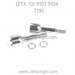 ZD RACING ZTX-10 9103 9104 Parts 7190 Rear Hub Carrier Axle