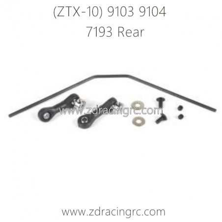 ZD RACING ZTX-10 9103 9104 Parts 7193 Rear Sway Bar Set