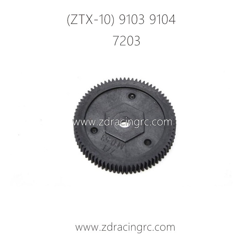 ZD RACING ZTX-10 9103 9104 Parts 7203 Big Gear
