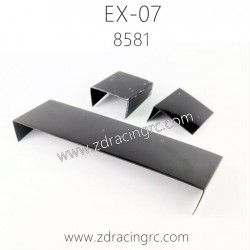 ZD RACING EX07 RC Car Parts 8581 Rear Diffuser Set