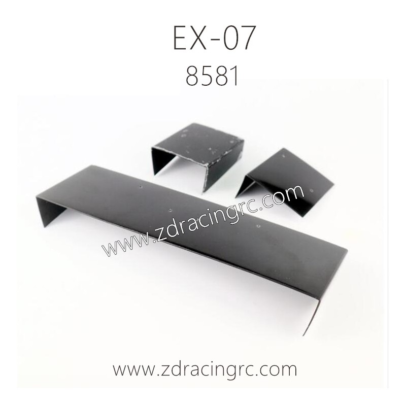 ZD RACING EX07 RC Car Parts 8581 Rear Diffuser Set