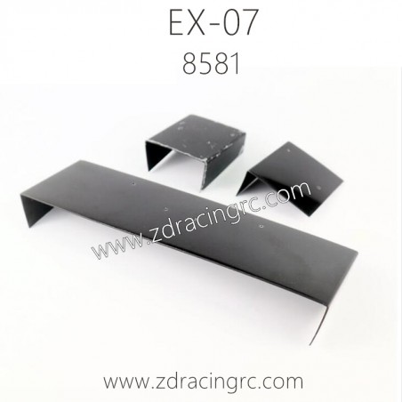 ZD RACING EX07 RC Car Parts 8581 Rear Diffuser Set