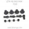 ZD RACING 9103 9104 Parts 7230 Shock End Set Upper Lower