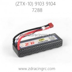 ZD RACING 9103 9104 Parts 7288 Lipo 3200mAh 7.4V 25C