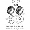 ZD RACING EX07 RC Car Parts 8584 Tire With Foam Insert