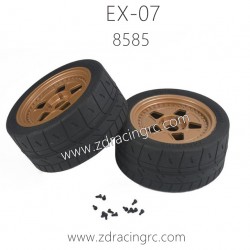 ZD RACING EX07 RC Car Parts 8585 Wheel Tire Set