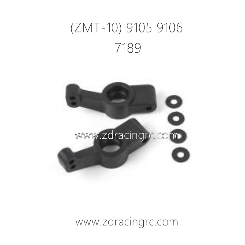 ZD RACING ZMT-10 9105 9106 Parts 7189 Rear Hub Car and Hex Wheel