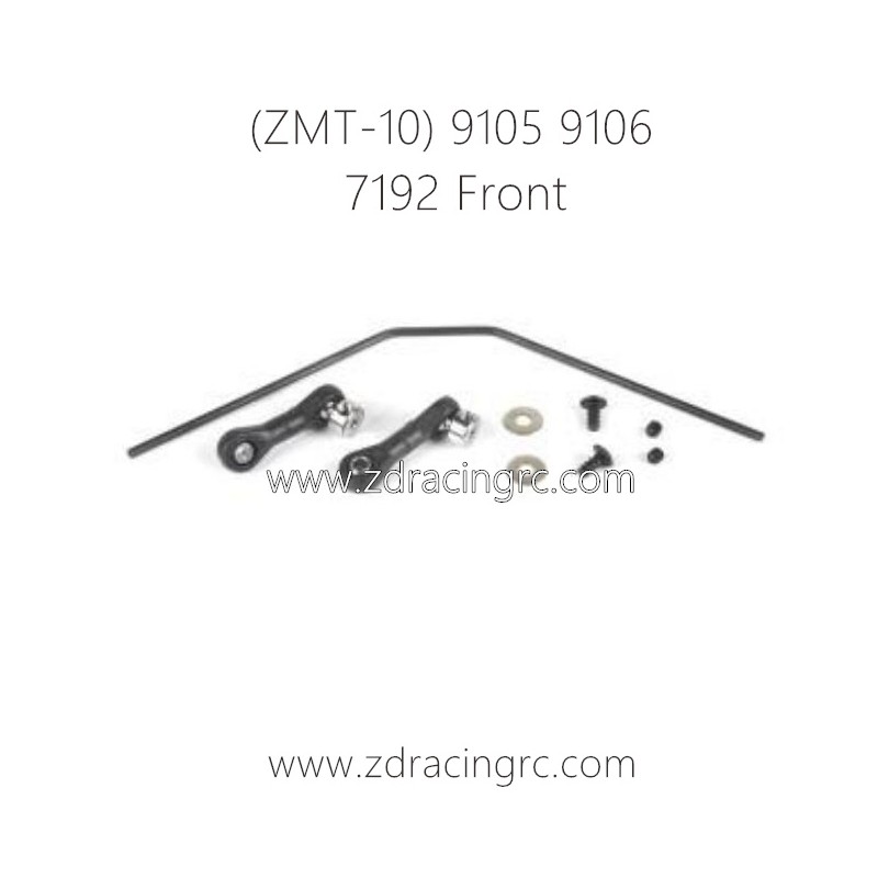 ZD RACING 9105 9106 RC Car Parts 7192 Front Sway Bar Set