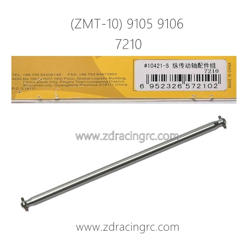 ZD RACING 9105 9106 Parts 7210 10421 Transmission Shaft